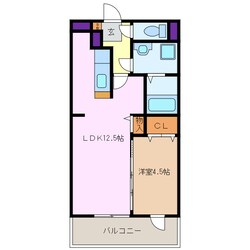 日永駅 徒歩7分 3階の物件間取画像